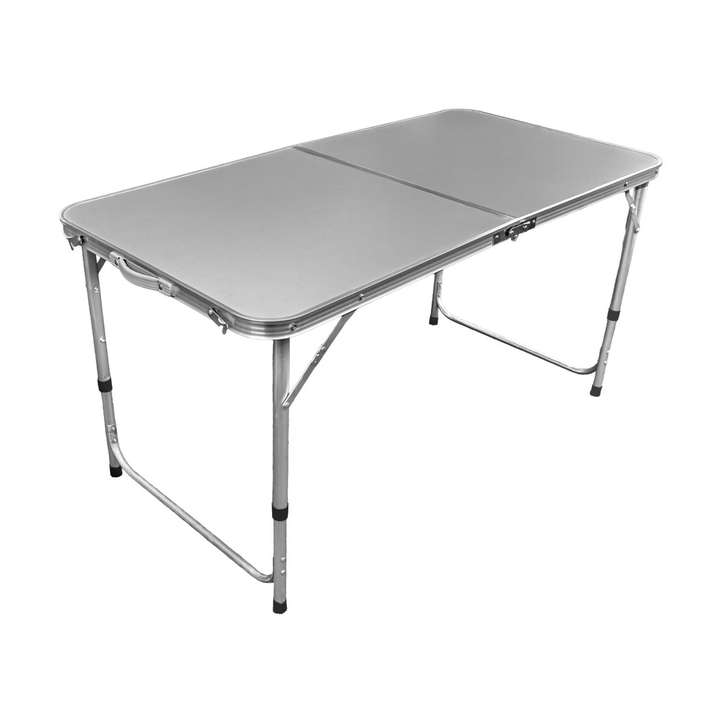 Mesa Dobravel Vira Maleta Camping Praia 120cm X 60cm Retangular Mfl