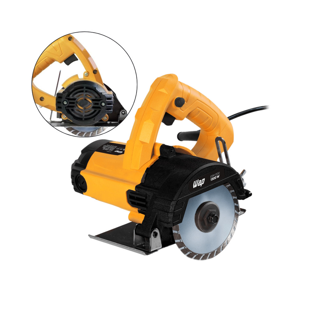 Serra Mármore WAP 1300W 4.3/8" para Corte em Pedra, Piso e Cerâmica em Oferta na Shopee