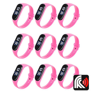 Kit 5-20 M4 Relógios ROSA/BRANCO Led Digital Criança Festa Lembrancinha A Pronta Entrega Atacado em Oferta na Shopee