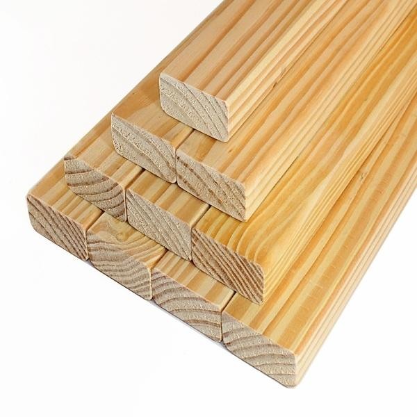 Kit 20 Sarrafo Ripa 2cm X 5cm C/100cm Pinus Aparelhado