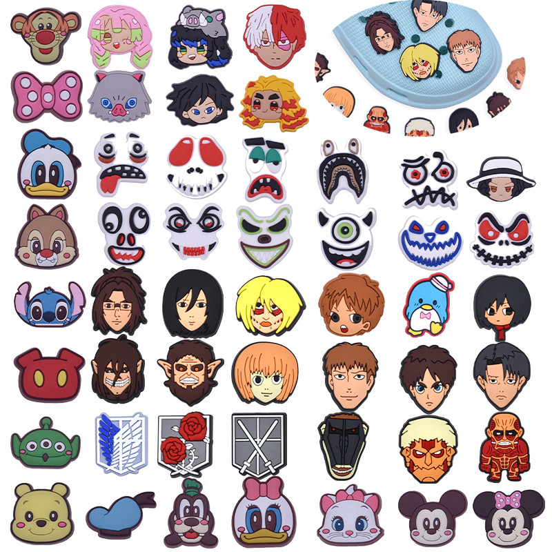 Alfinetes De Decoração De Sapato Botão De Desenho Animado Da Moda