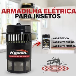 Armadilha Insetos Mosquitos Pernilongos Até 120m² MT120 Kajima 110v
