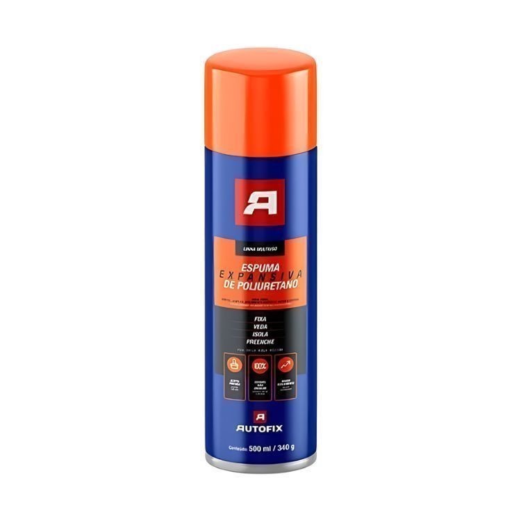 Espuma Expansiva Poliuretano 500ML 340GR AUTOFIX Ótimo Preço