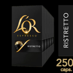 Kit 250 Cápsulas de Café LOR Ristretto