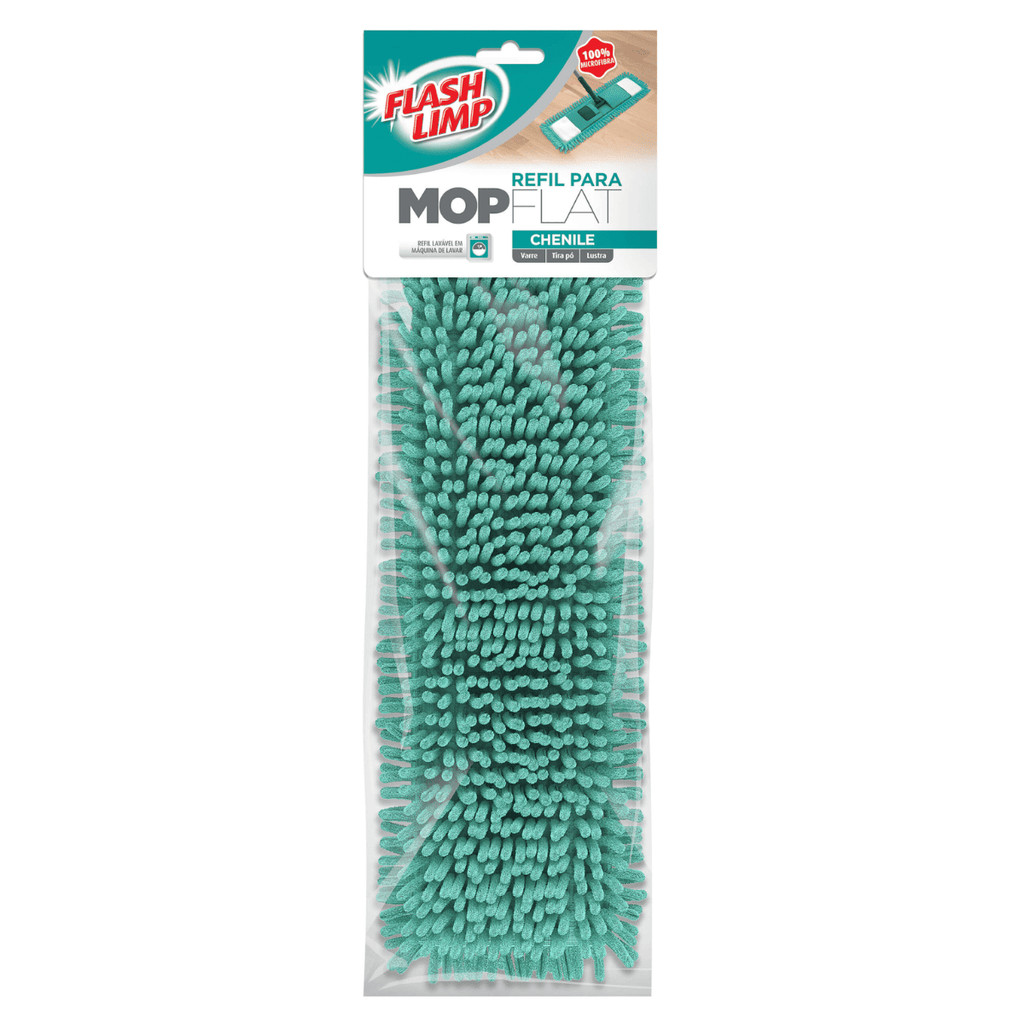 REFIL PARA MOP FLAT CHENILLE FLASHLIMP