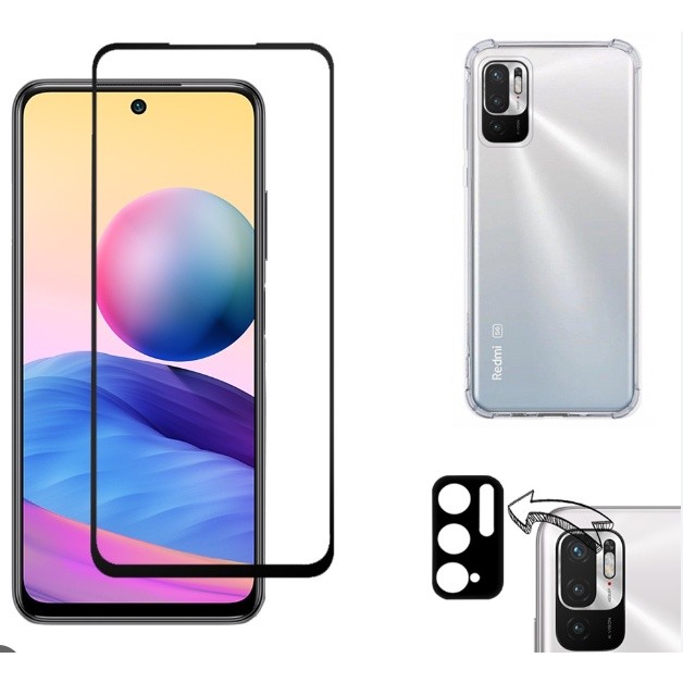 Capa Capinha Xiaomi Redmi Note 10 5G + Película Vidro 3D  [Envio HOJE] em Oferta na Shopee