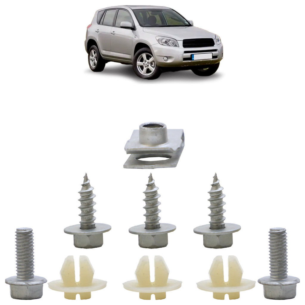 Kit Grampo Parafuso Farol Dianteiro Rav4 2006 A 2012 9 Peças em Oferta na Shopee
