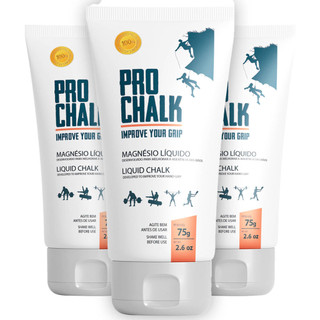 Kit 3un Magnesio Liquido Pro Chalk Liquid Chalk Tubo 75g