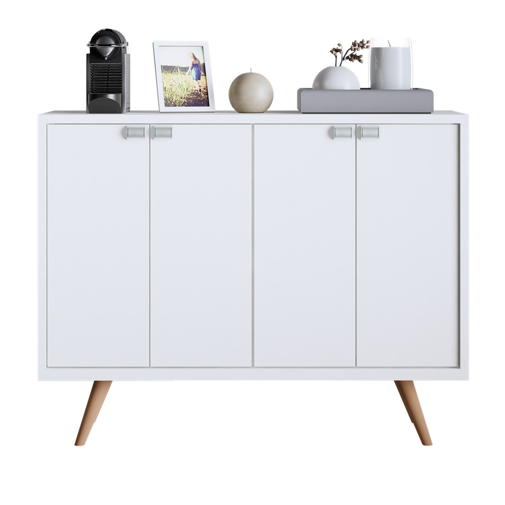 Buffet 4 Portas 110cm Para Cozinha e Sala de Jantar  Aparador Multiuso Móveis Bonatto - Home & Living