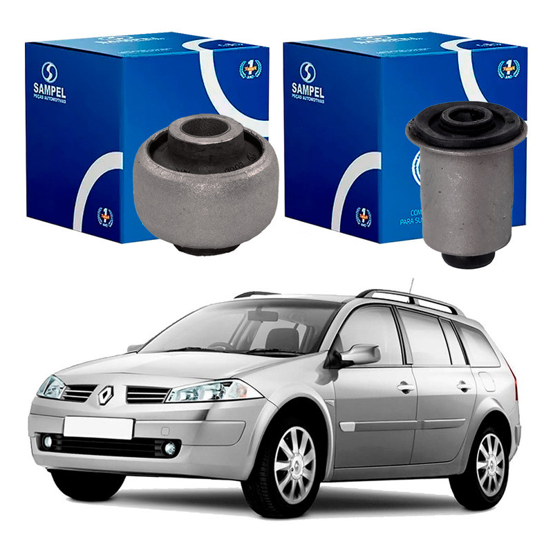 Par Bucha Bandeja Megane Grand Tour 1.6 2.0 2006 A 2013 - Spare Parts and Accessories for Vehicles