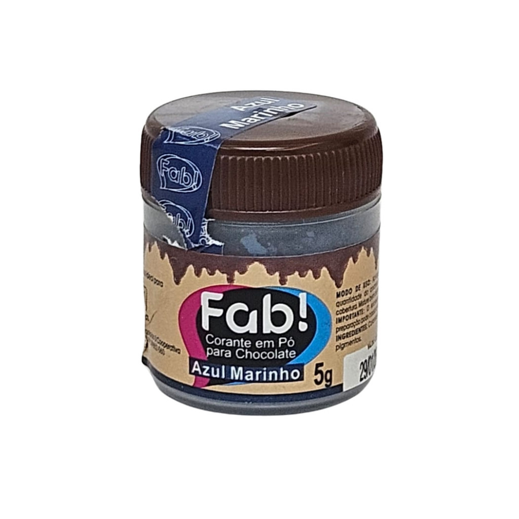 Fab corante em pó para chocolate Azul Marinho em Oferta na Shopee