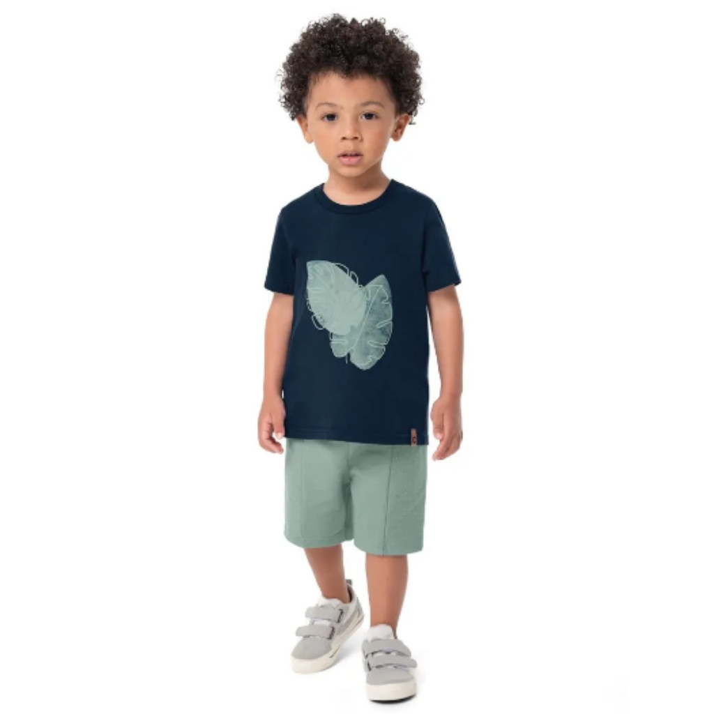 Conjunto Camiseta Sheets Infantil Menino Moletom Toque Macio Moda Infantil Alta Qualidade Conforto E Estilo