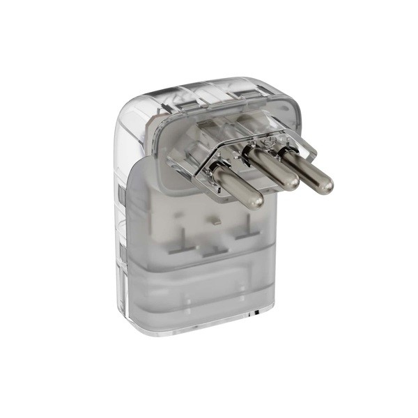 Protetor Contra Raios Surtos DPS Iclamper Pocket Fit 3 Pinos 20A Proteja Seus Eletrodomésticos