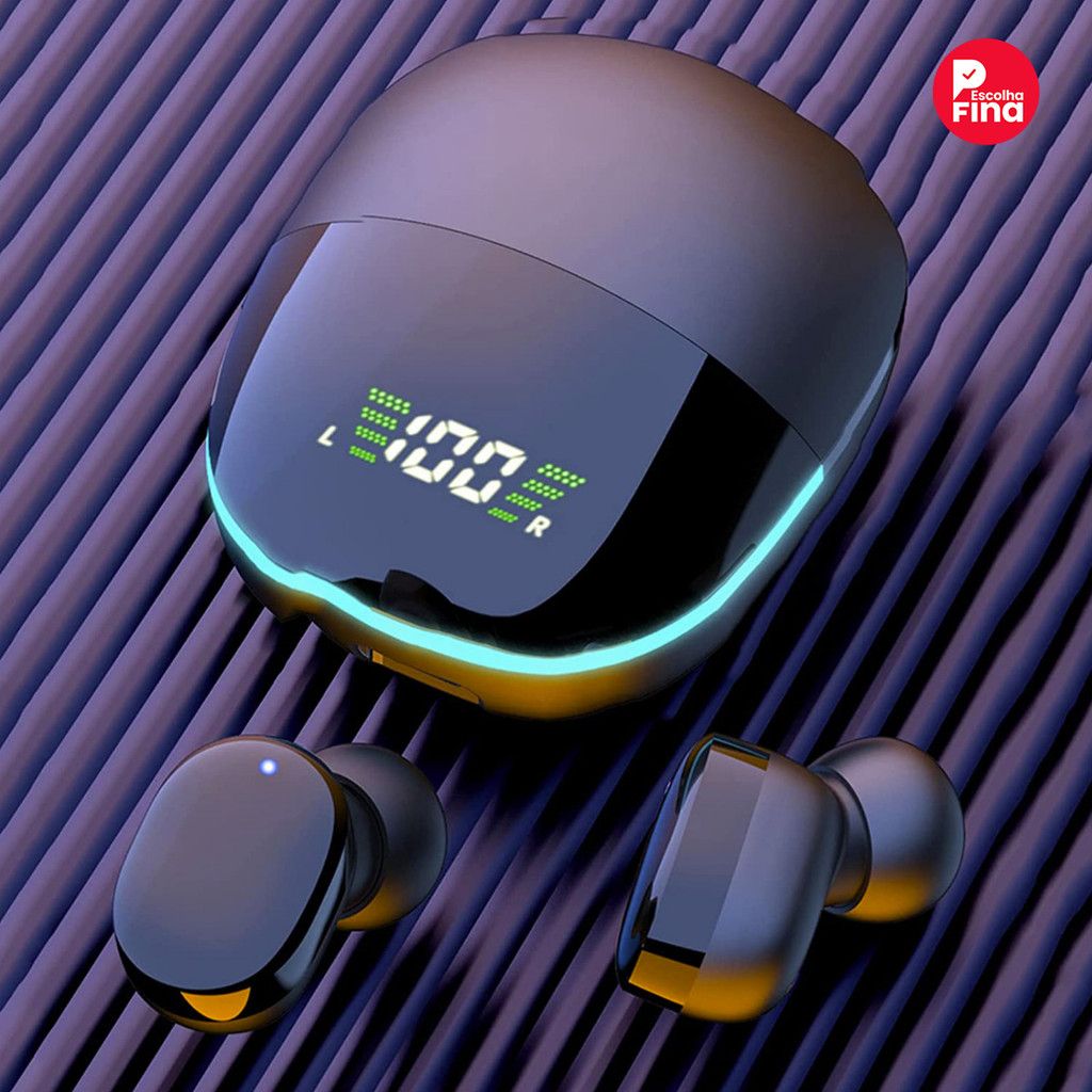 Fone De Ouvido Gaming G9S/E6S, Sem Fio Bluetooth, Som HiFi Estéreo, Ruído Cancelamento, À Prova D'água, Microfone - TX