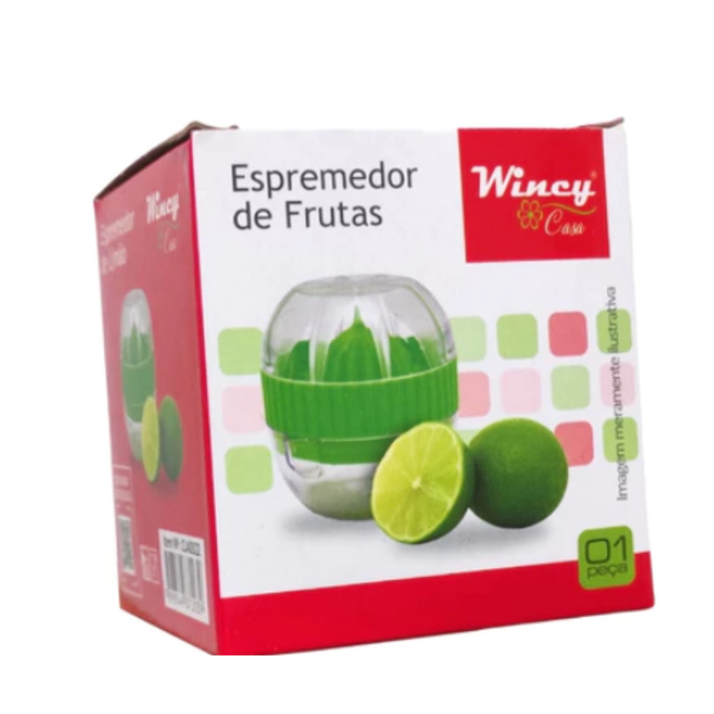 Mini Espremedor De Limão e Laranja em Acrílico Com Reservatório Para Suco 100ml- Sortidas