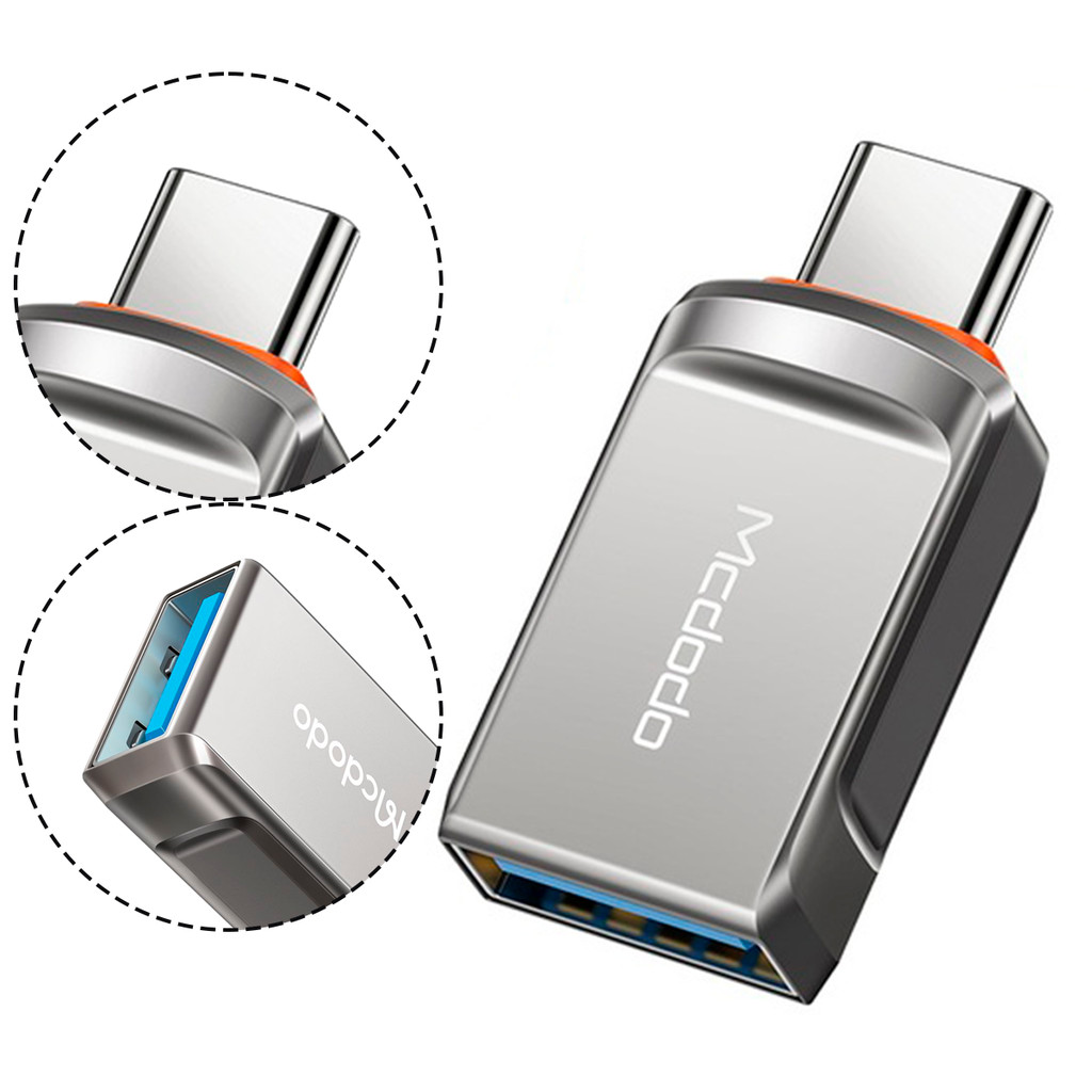 Adaptador OTG Leitor Pendrive Usb-A 3.0 Para Tipo-C Mcdodo