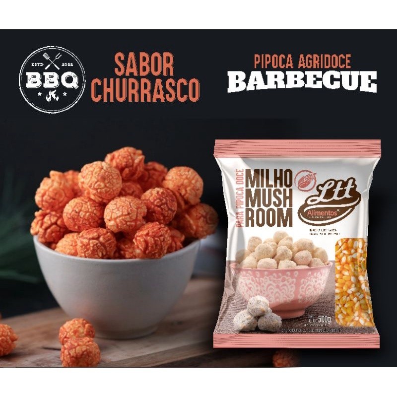 milho mushroom para pipoca gourmet 500g Promoção Mais Temperos