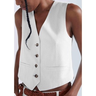 Colete Feminino Com Linho Hering em Oferta na Shopee