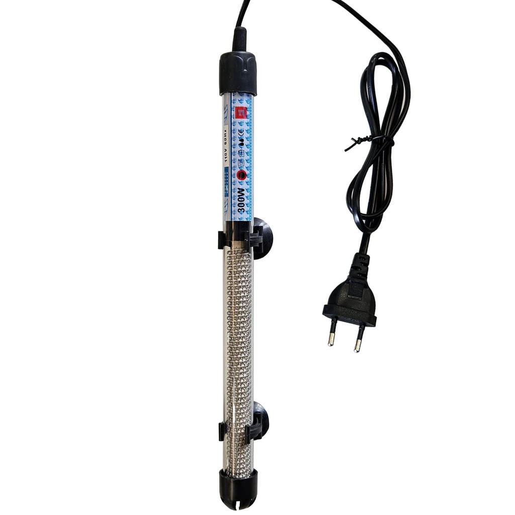Aquecedor C/ Termostato Para Aquario Eloo Pet 300W Rs-300W