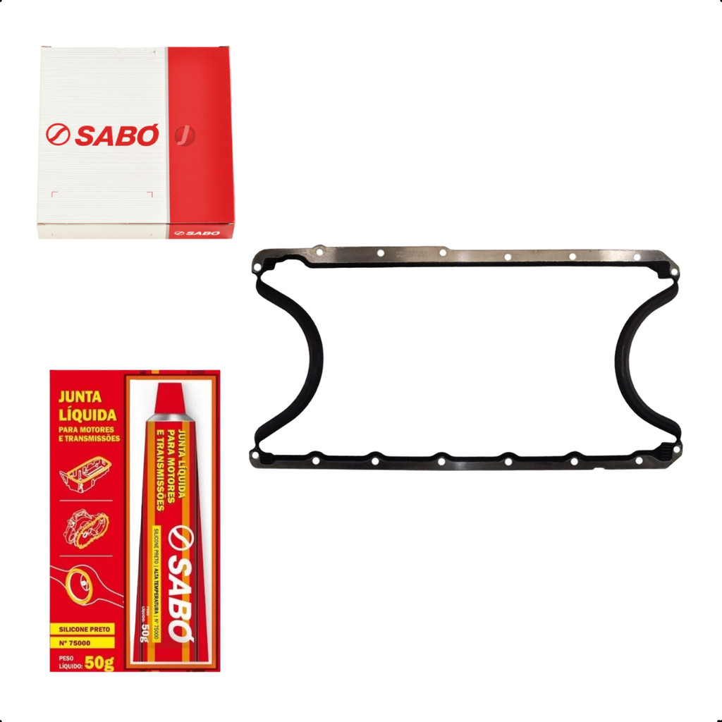 Junta do Carter + Junta Liquida Sabó Ecosport Fiesta Focus em Oferta na Shopee