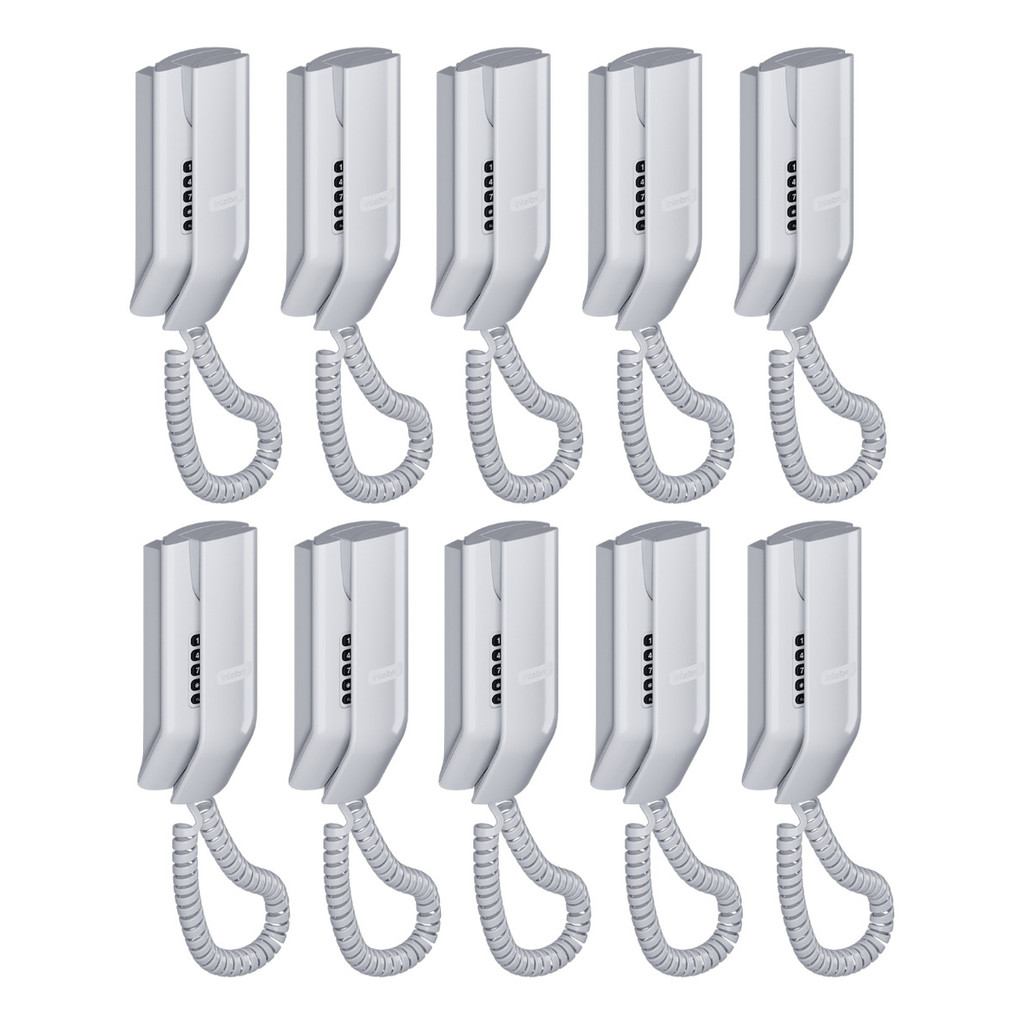 Kit 10 Interfone Para Apartamento Condominio Tdmi 300 Intelbras