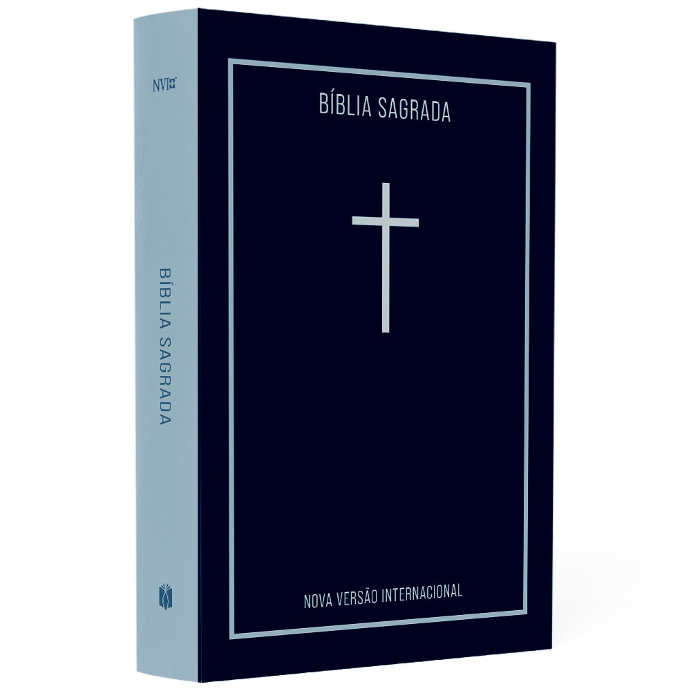 Bíblia Sagrada Cruz Azul | NVI | Capa Brochura