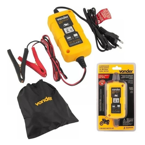 Carregador Inteligente de Bateria Bivolt Vonder CIB003 em Oferta na Shopee