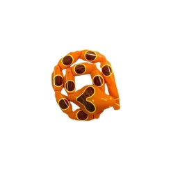 Brinquedo Cobra Maluca - Laranja - 45cm - 1 unidade - Rizzo