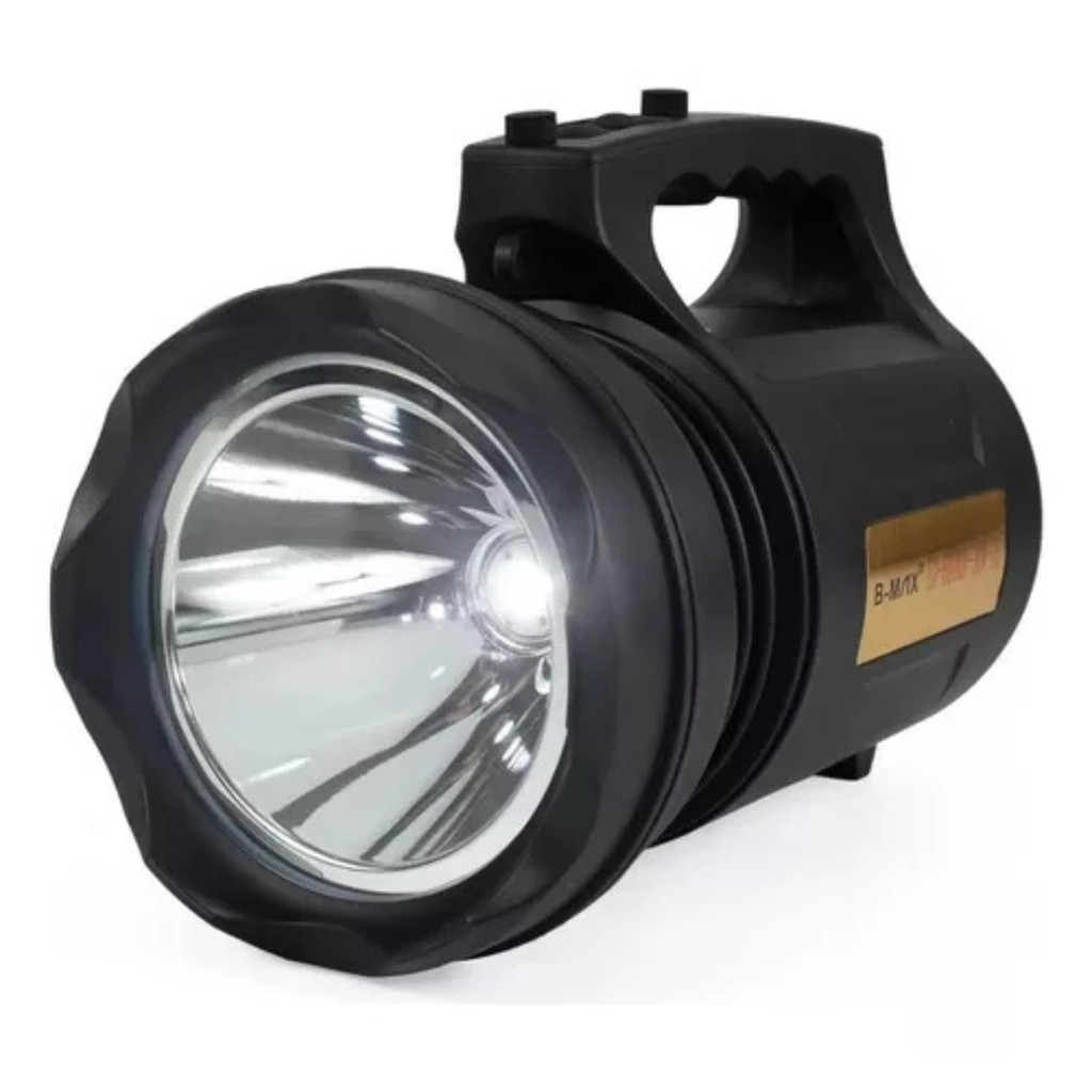 Lanterna Holofote T6 LED 30W TD-6000A Recarregável Pesca Trilha Camping - A Mais Potente do Mundo