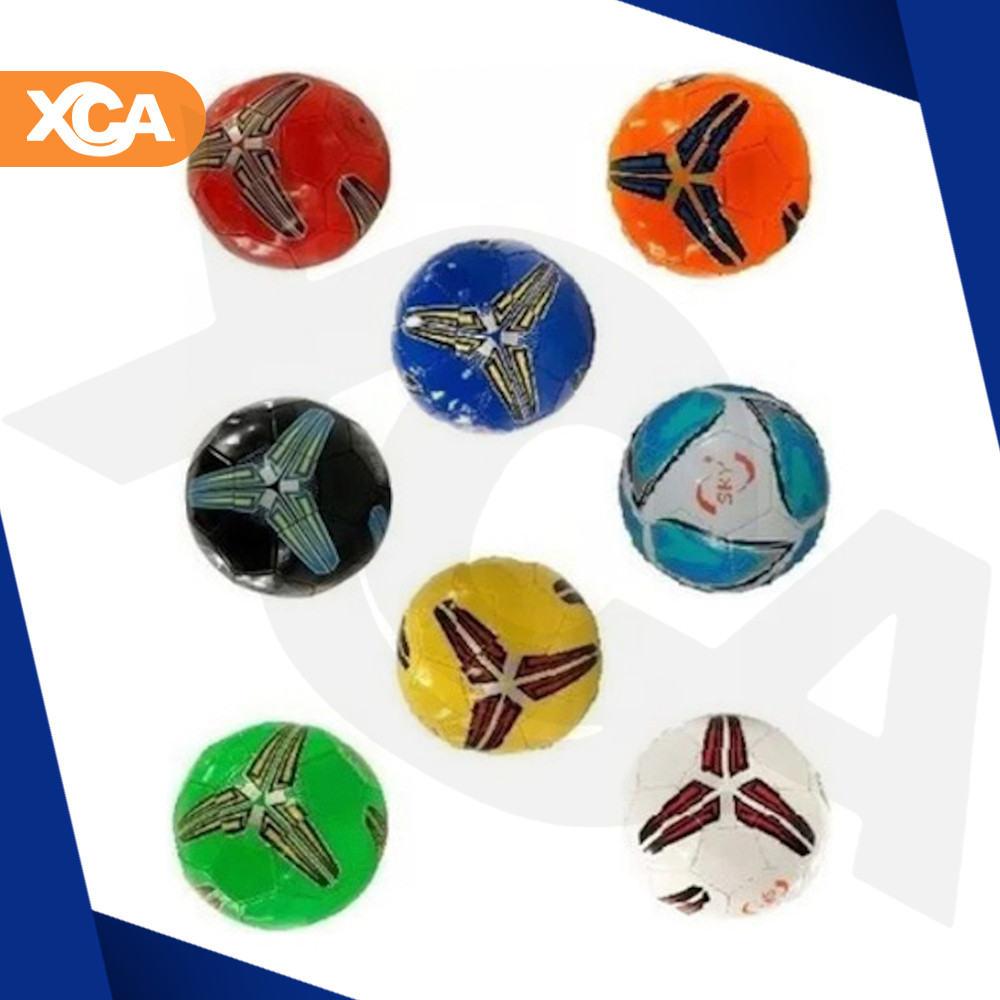 Bola De Futebol Para Campo Kit 3 Costurada Número 5  Para Treino Diversão Pvc Sortidas