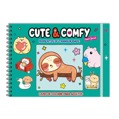 Cute & Comfy Super Special 16 - Livro de Colorir Adulto - Momentos de Tranquilidade - Espiral