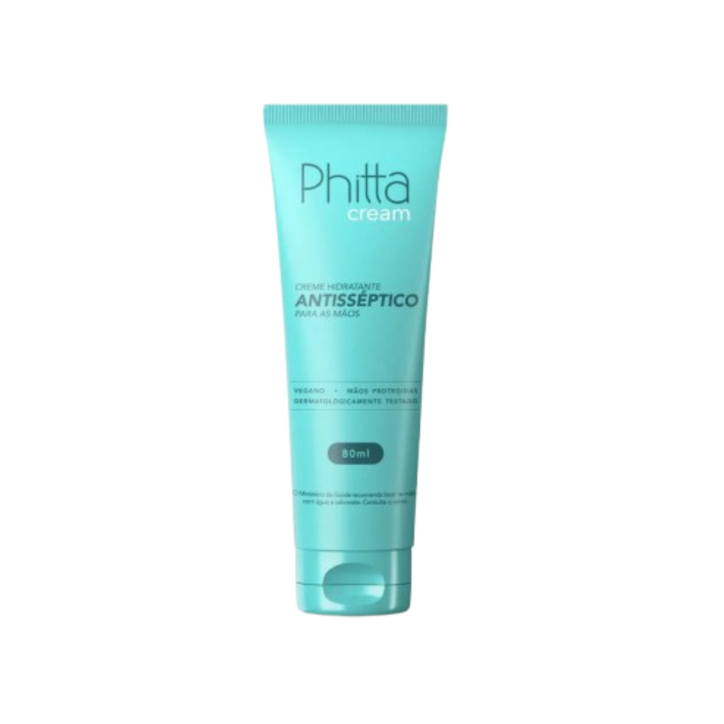 Phitta Cream Hidratante Anti-séptico Bacterecida Virucida Para As Mãos 80ml em Oferta na Shopee