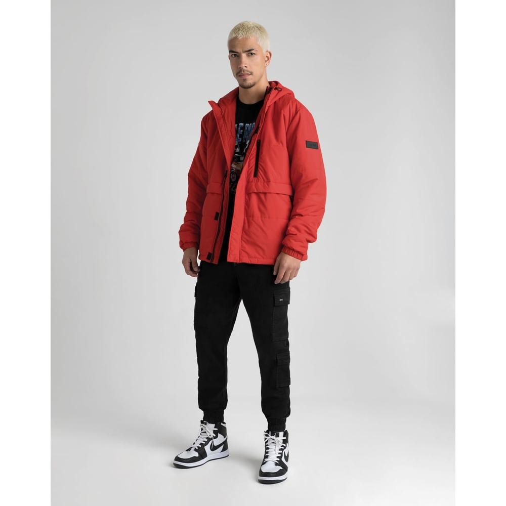 Calça Masculina Jogger Cargo Em Sarja Com Elastano - ENFIM