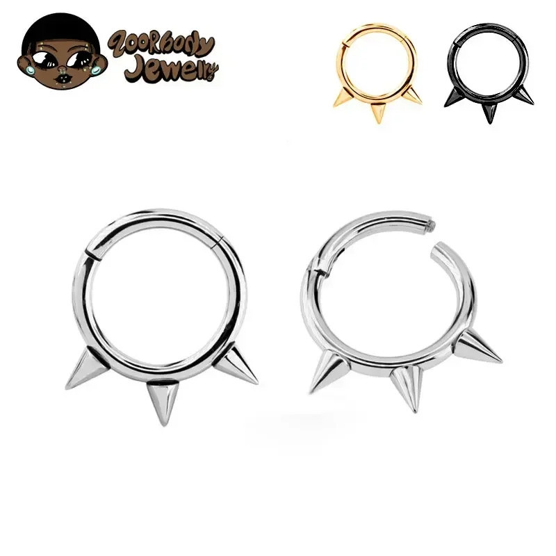 Piercing ASTM F136 Titânio De Corpo Argola De Titânio G23 Cartilagem/Orelha/Tragus/Helix/Nariz/Septo em Oferta na Shopee