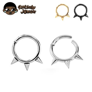 Piercing ASTM F136 Titânio De Corpo Argola De Titânio G23 Cartilagem/Orelha/Tragus/Helix/Nariz/Septo em Oferta na Shopee