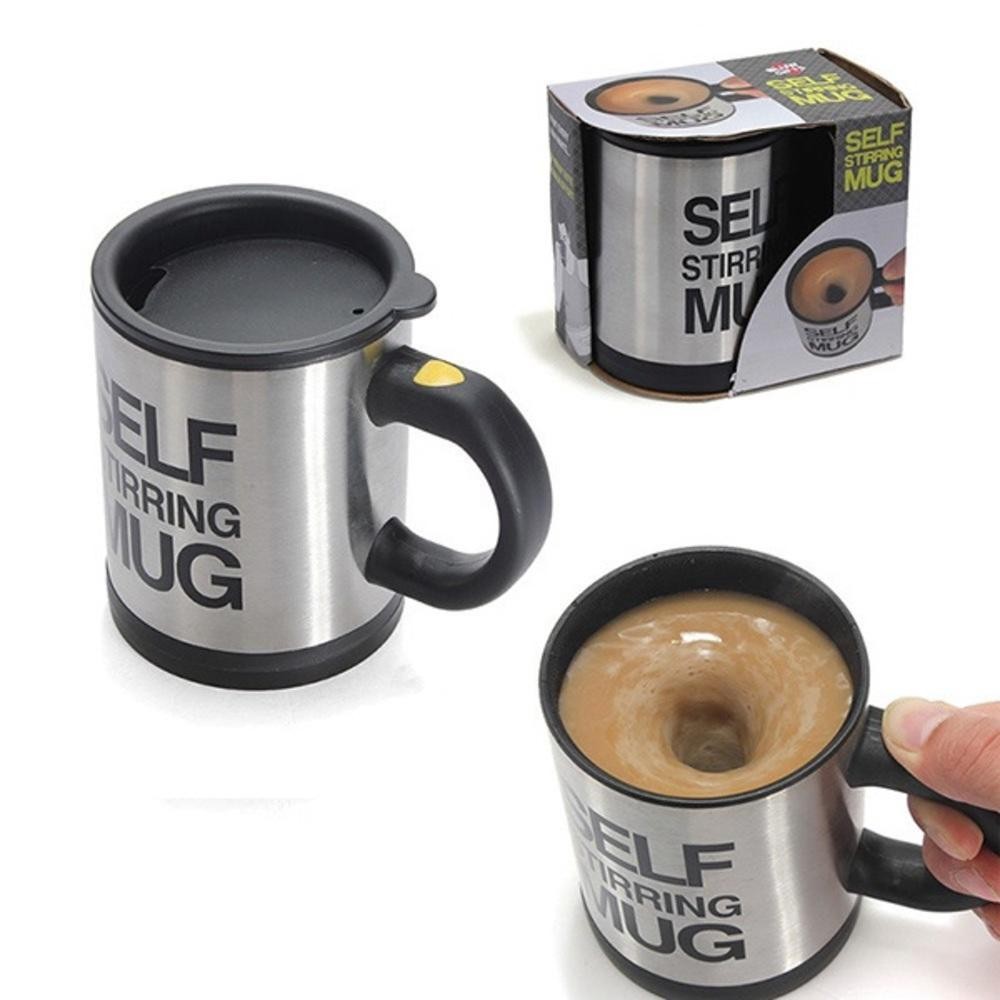 Imagem CANECA ELETRICA AUTOMATICA 400ML MISTURADOR PARA SHAKE E CAFE