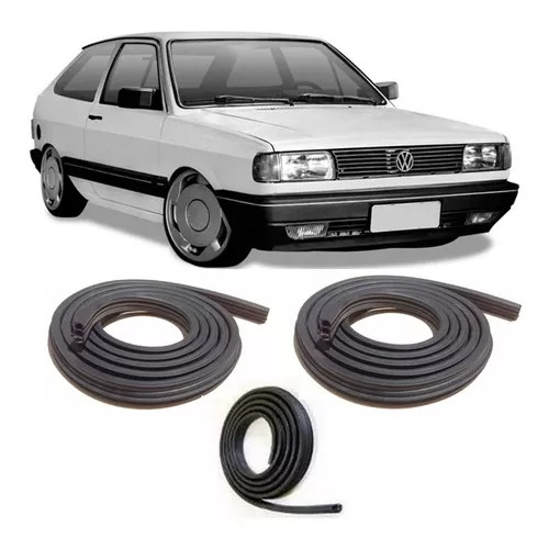 Borracha Portas E Mala Gol Voyage Parati Quadrado Kit