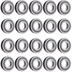Kit 20 rolamento industrial 6301 2RS 37x12x12