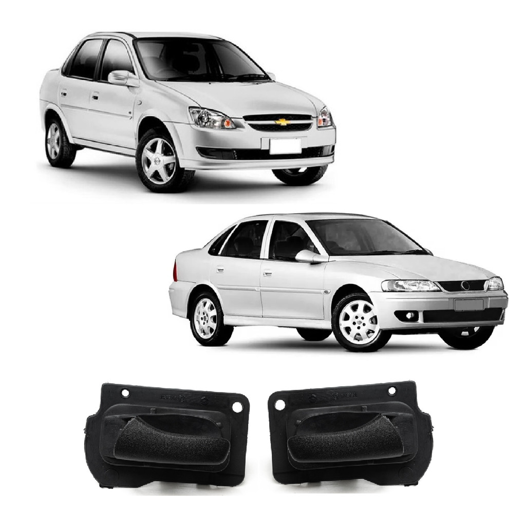 Par Macaneta Interna Porta Dianteira Vectra Hatch Sedan 1997 A 2005 em Oferta na Shopee