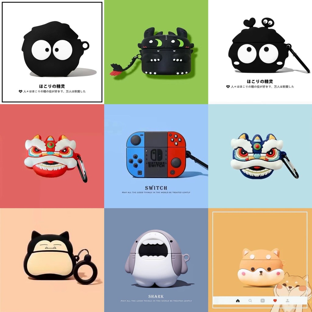 Caso Para Xiaomi Redmi Buds 6 Lite Dos Desenhos Animados Silicone Escudo Fone De