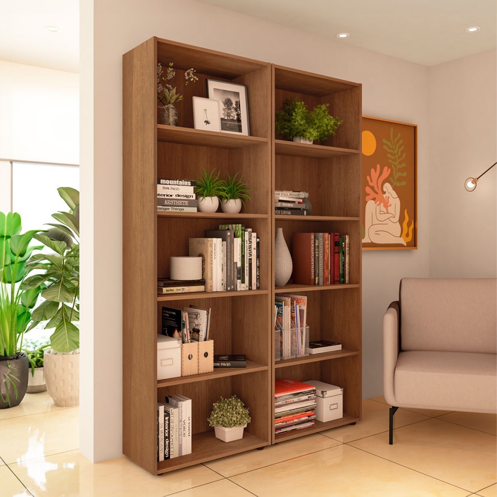 Estante para Livros Multy 8 Prateleiras