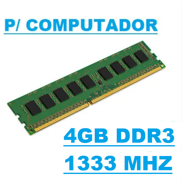 Memoria Ddr3 4gb 1333 Mhz P/ Computador