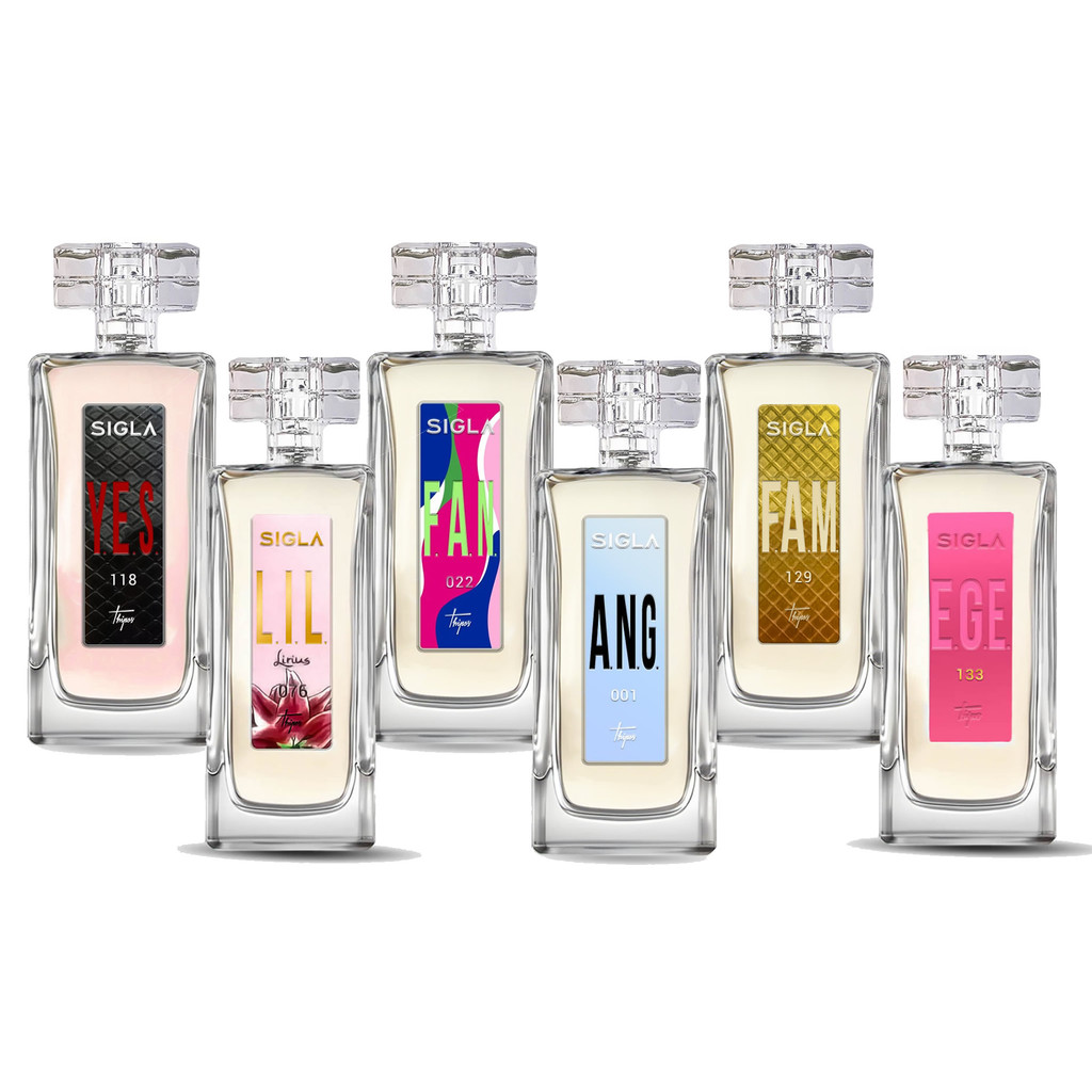 Perfumes Femininos Thipos (55ml) Sigla Original - Fragrância A Sua Escolha - Perfumes Para Mulher