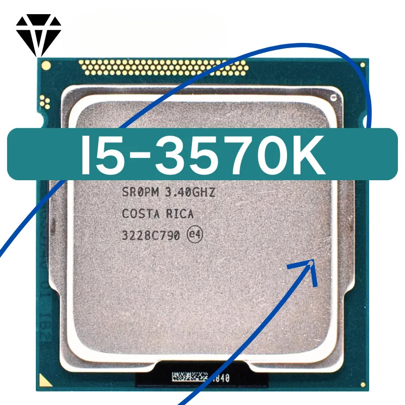 Núcleo i5-3570K Quad-Core Thread LGA1155 Tomada i5 3570K 3.4 Ghz 77 W 6M em Oferta na Shopee