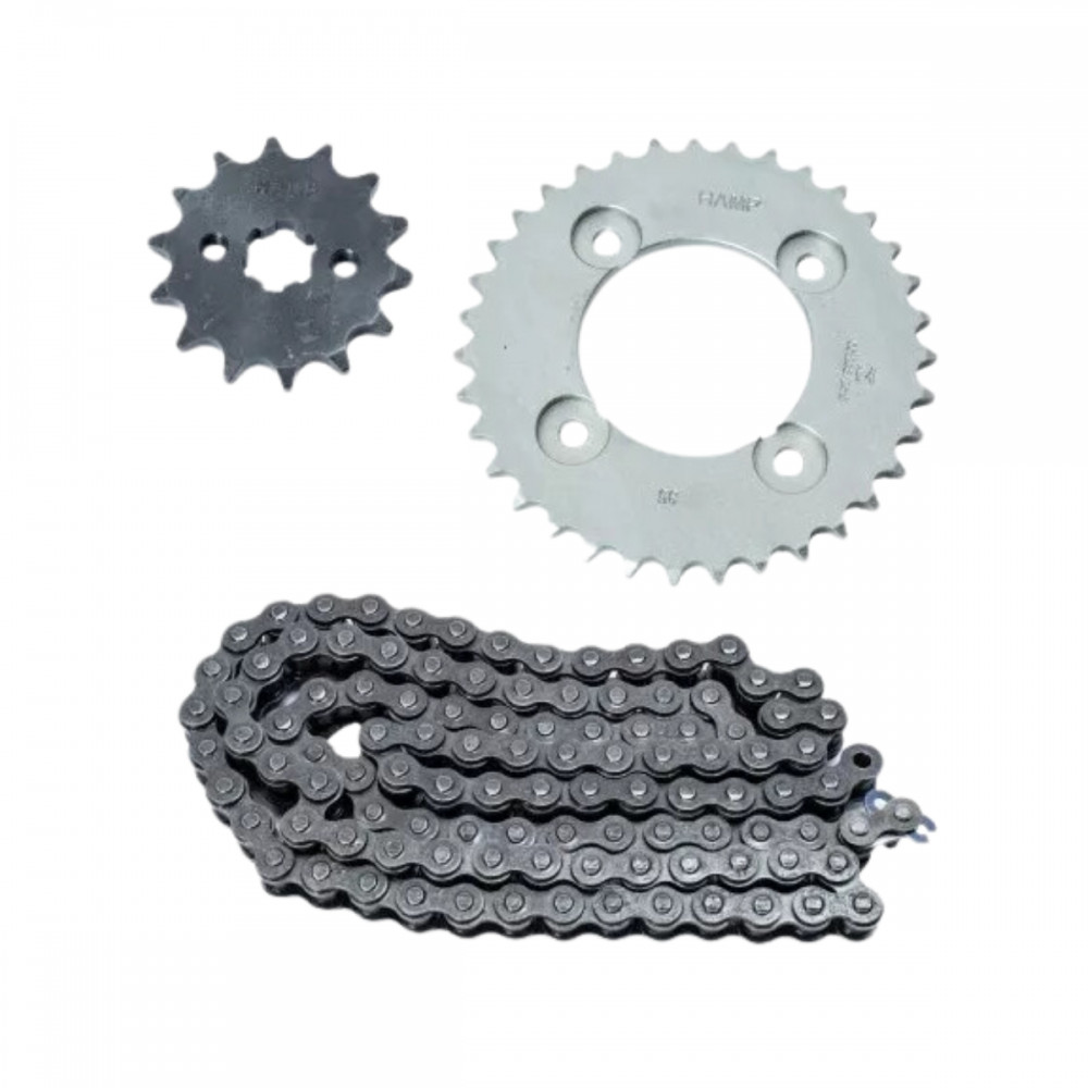 Kit Corrente Transmissão Honda Pop100 Linha de Montagem