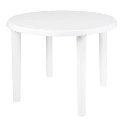 Mesa Mor 15151451 Plástica Redonda Desmontável