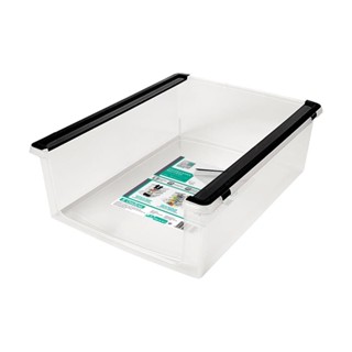 Cesto Organizador Plástico Multiuso Empilhável Cristal My Closet Ordene em Oferta na Shopee