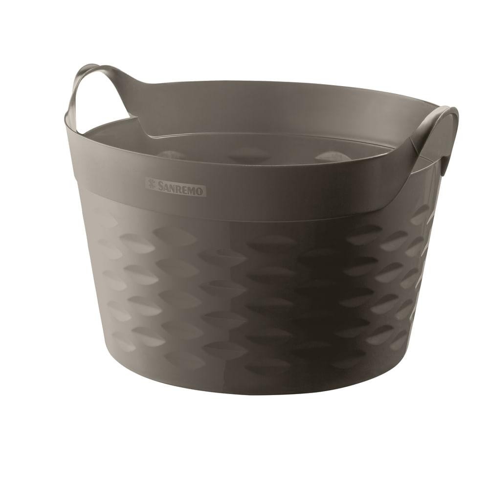 Cesto Organizador Circular Plástico Castor 30L Sanremo - Home & Living