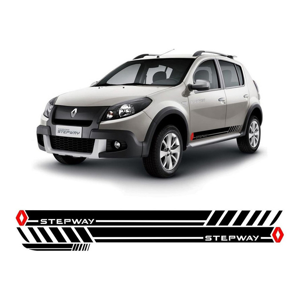 Faixa Adesivos Lateral E Traseira Sandero Stepway 09 A 13