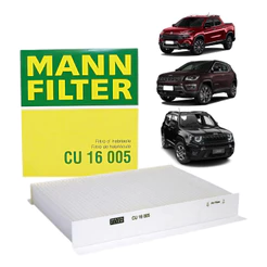 Filtro Ar Condicionado / Cabine Fiat Toro / Jeep Renega/ Compass / Rampage / Commander - 1.3 1.8 2.0 2.4 (Mann C